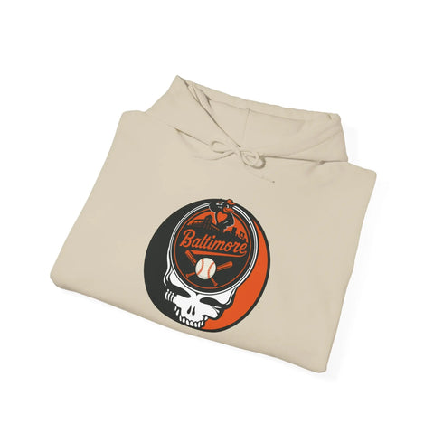 Grateful Dead - Baltimore Orioles Grateful Dead Unisex Heavy Blend Hoodie - Hooded Sweatshirt - StealieShop