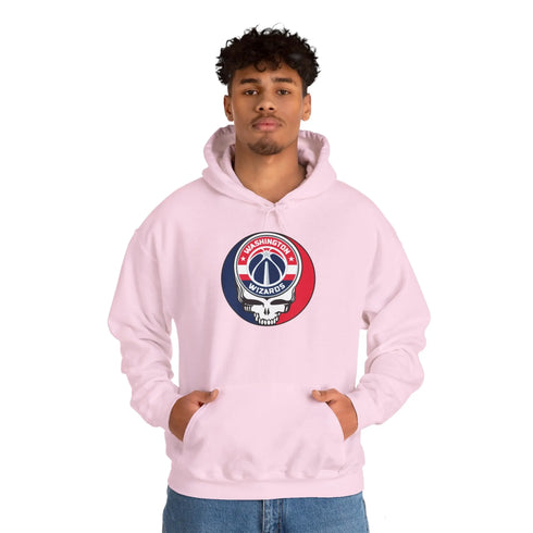 Washington Wizards Grateful Dead Steal Your Face Unisex Hoodie - NBA StealieShop