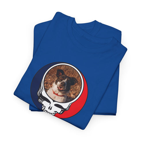 Custom Dog Stealie Unisex Grateful Dead T-Shirt (93)
