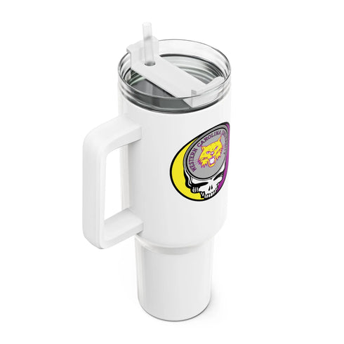 Grateful Dead - Western Carolina University Stealie "Fat Man" Tumbler, Double Insulated 40oz Travel Mug - StealieShop