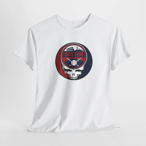 Grateful Dead - Boston Red Sox Grateful Dead Steal Your Face T-Shirt - StealieShop