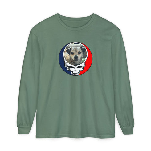 Custom Dog Garment-Dyed Long Sleeve T-Shirt (47)