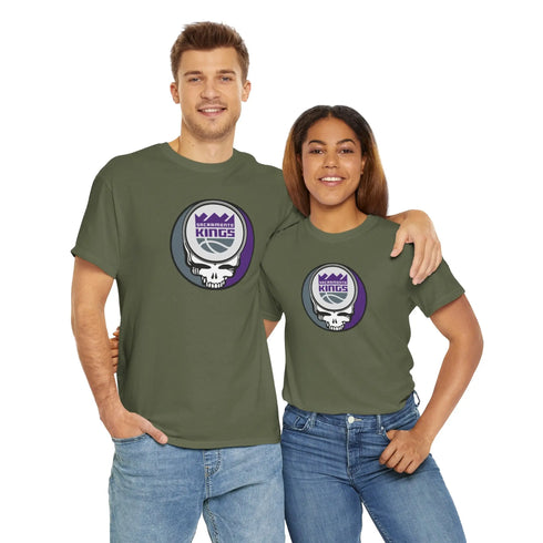 Grateful Dead - Sacramento Kings Grateful Dead T-Shirt - NBA - StealieShop
