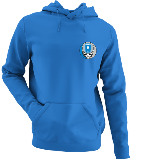 Bentley University - Premium Grateful Dead Left Chest Hoodie - Heather Royal - 5