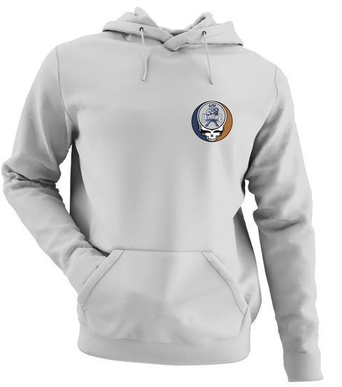 Utah State University - Premium Grateful Dead Left Chest Hoodie - Sport Grey