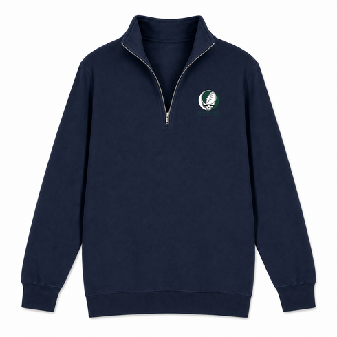 Michigan State University - Premium Grateful Dead Quarter-Zip Pullover - Navy - 3