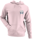 Jerry and The Bear Road Trippin' - Life is dead.® - Premium Grateful Dead Left Chest Hoodie - Light Pink