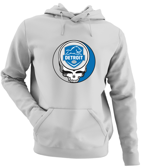 Detroit Football - Premium Grateful Dead Hoodie - Sport Grey - 9