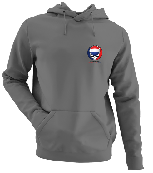 Netherlands FIFA World Cup - Premium Grateful Dead Left Chest Hoodie - Charcoal - 8