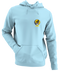 University of Iowa - Premium Grateful Dead Left Chest Hoodie - Light Blue - 1
