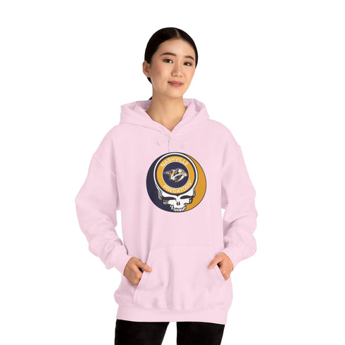 Nashville Predators Grateful Dead Unisex Heavy Blend Hoodie - StealieShop