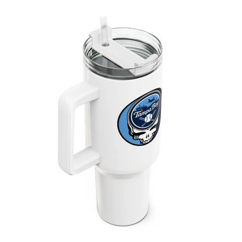 Grateful Dead - Tampa Bay Rays "Fat Man" Tumbler,  Double Insulated 40oz Travel Mug - StealieShop