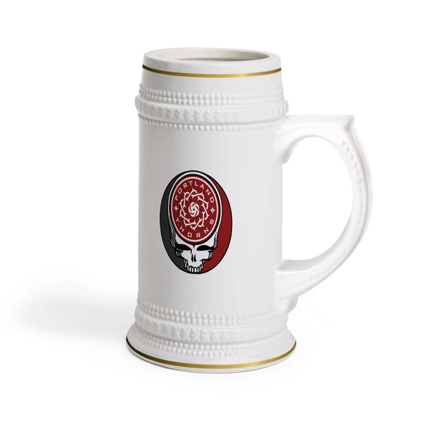 Portland Thorns Grateful Dead Stealie Beer Stein Mug - NWSL - StealieShop