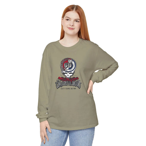 Grateful Dead - Grateful Dead 60th Anniversary Vineyard Collection Garment-dyed Long Sleeve T-Shirt - StealieShop
