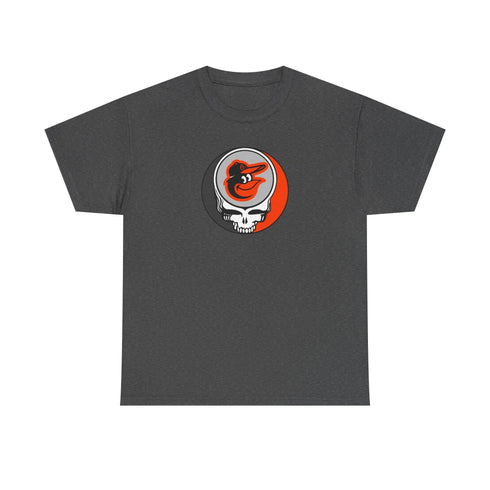 Baltimore Orioles Grateful Dead Steal Your Face T-Shirt - MLB StealieShop