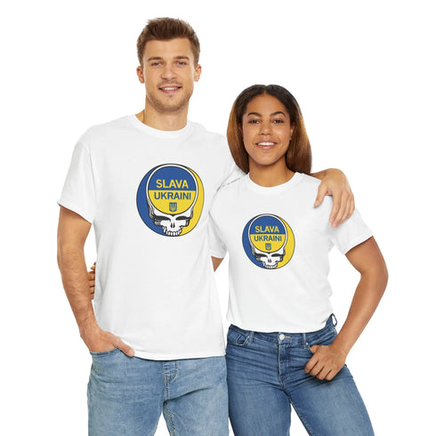 Grateful Dead - Slava Ukraini Stealie Grateful Dead T-Shirt - StealieShop