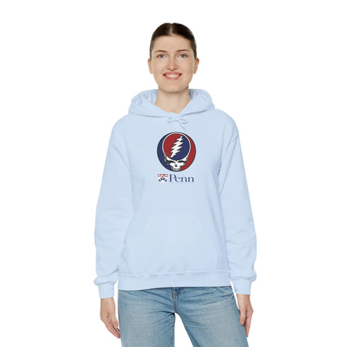 University of Pennsylvania Grateful Dead Unisex Heavy Blend Hoodie StealieShop