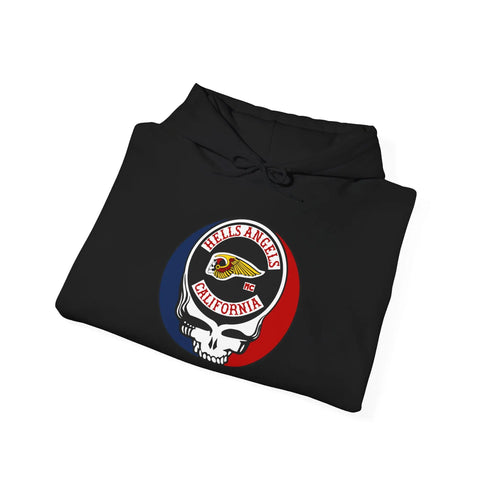 Grateful Dead - Hells Angels Stealie Unisex Heavy Blend Hoodie - StealieShop