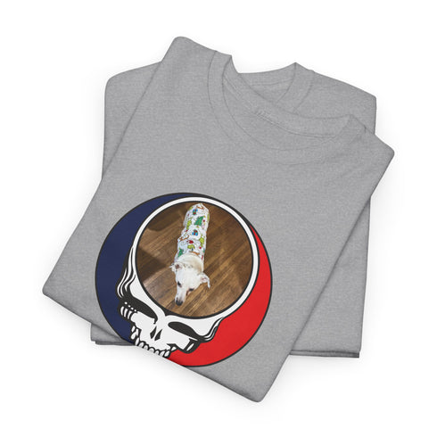 Custom Dog Stealie Unisex Grateful Dead T-Shirt (118)