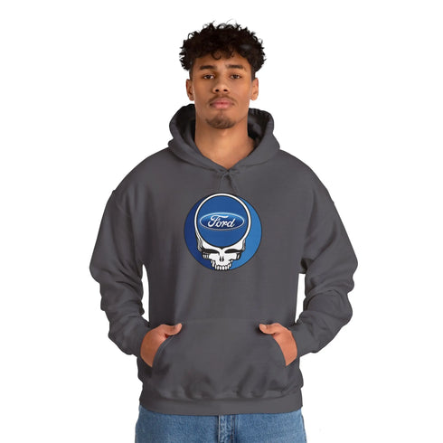 Ford Steal Your Face Grateful Dead Unisex Hoodie StealieShop