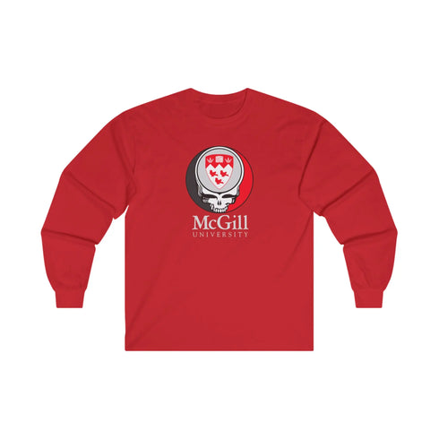 McGill University Grateful Dead Long Sleeve Tee StealieShop