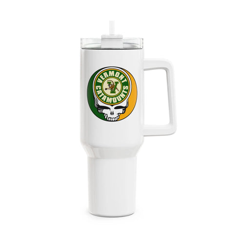 Grateful Dead - University of Vermont Stealie "Fat Man" Tumbler, Double Insulated 40oz Travel Mug - StealieShop