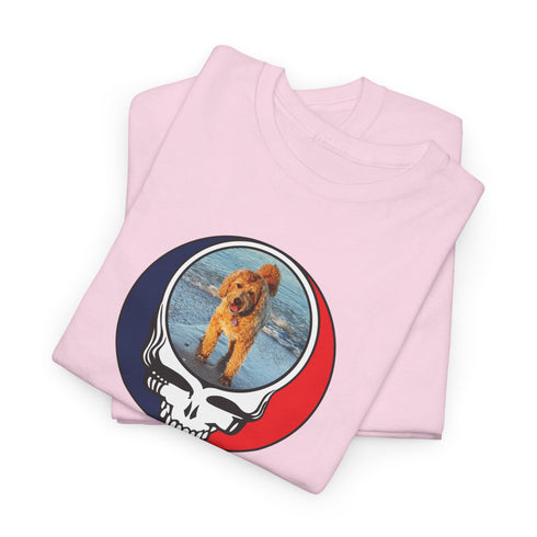 Custom Dog Stealie Unisex Grateful Dead T-Shirt (115)