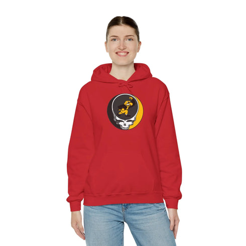 University of Iowa Grateful Dead Unisex Heavy Blend Hoodie - Hooded Sweatshirt StealieShop