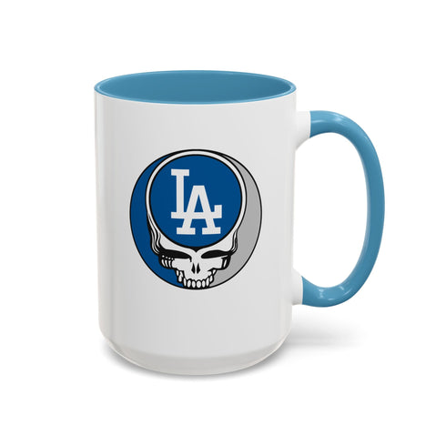 Grateful Dead - The Ballpark Collection: Los Angeles Baseball Edition Grateful Dead Stealie Coffee Mug - StealieShop