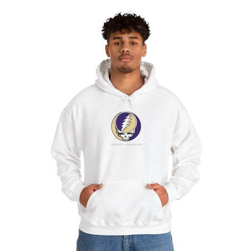 University of Washington Grateful Dead Hoodie - Hooded Sweatshirt - StealieShop
