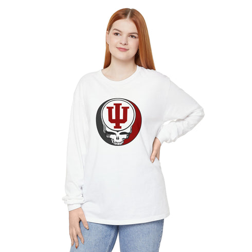 Indiana University Unisex Garment-Dyed Long Sleeve T-Shirt