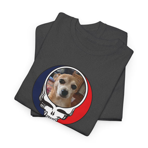 Custom Dog Stealie Unisex Grateful Dead T-Shirt (76)