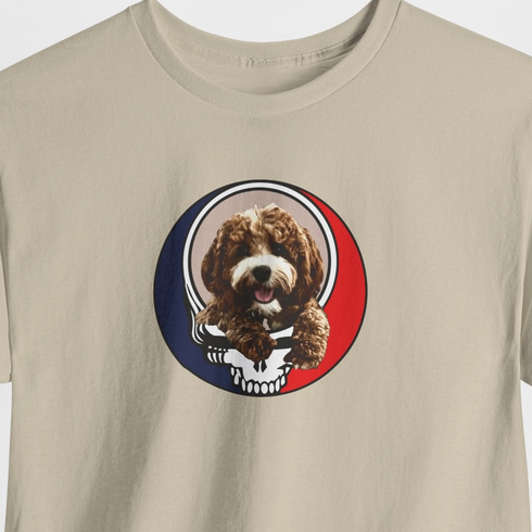 Custom Dog Stealie Grateful Dead T-Shirt (35)
