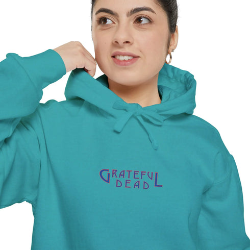 Grateful Dead - Tie-Dye Bear Vineyard Collection Two-Sided Unisex Garment-Dyed Hoodie - StealieShop