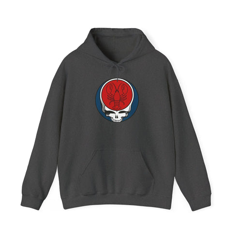 Grateful Dead - Steal Your Lobster Stealie Grateful Dead Hooded Sweatshirt - StealieShop