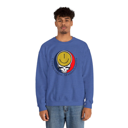 Longmeadow, MA Grateful Dead Stealie Crewneck Sweatshirt StealieShop