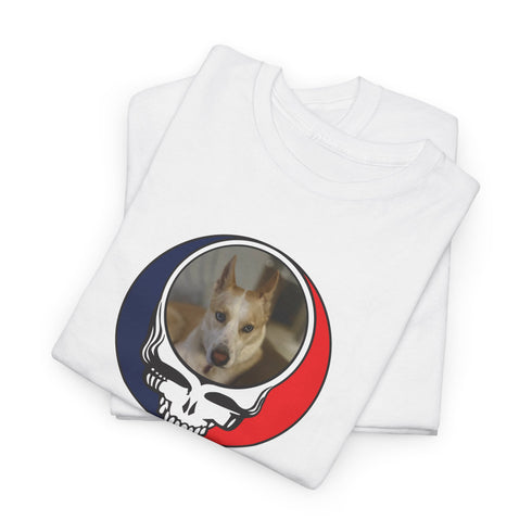 Custom Dog Stealie Unisex Grateful Dead T-Shirt (88)