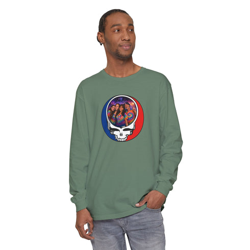 Custom Personal Garment-Dyed Long Sleeve T-Shirt (42)