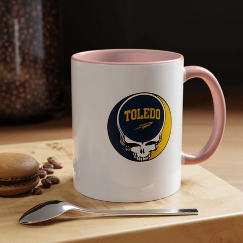 University of Toledo Grateful Dead Stealie Coffee Mug Printify