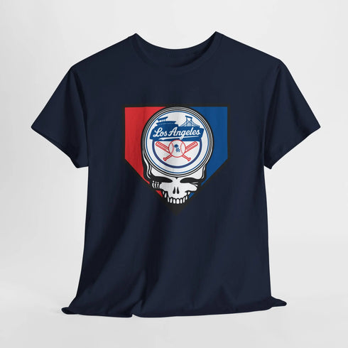 Grateful Dead - Home Run Collection: Los Angeles Edition Grateful Dead Steal Your Face T-Shirt - MLB - StealieShop