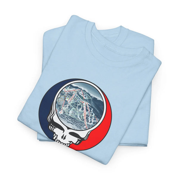 Vail Trail Map Stealie Grateful Dead T-Shirt