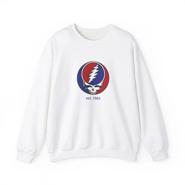 Grateful Dead Est. 1965 Stealie Crewneck Sweatshirt Printify