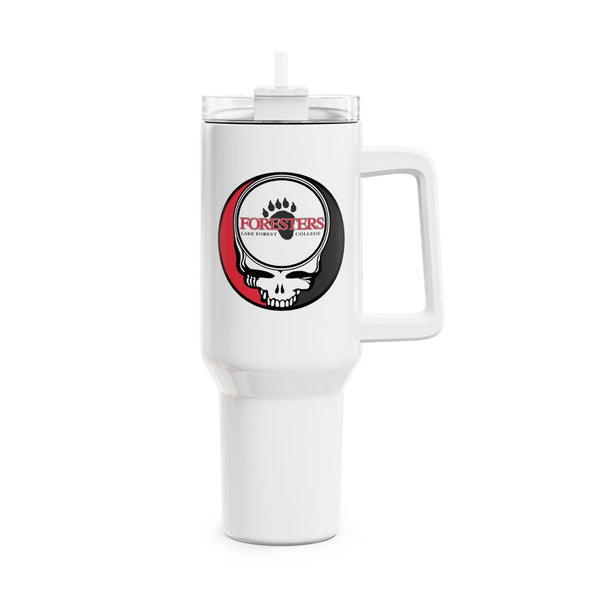 Grateful Dead - Lake Forest College Stealie "Fat Man" Tumbler, Double Insulated 40oz Travel Mug - StealieShop