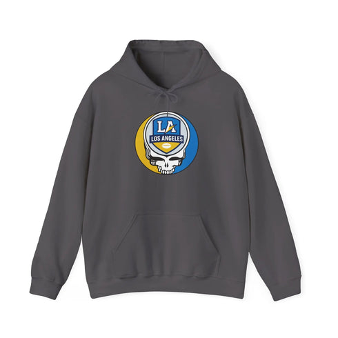 Grateful Dead - Los Angeles Chargers Stealie Grateful Dead Hooded Sweatshirt - NFL - StealieShop
