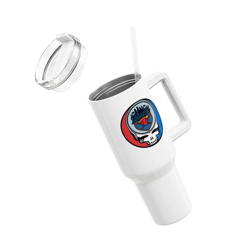 Grateful Dead - Miami Marlins "Fat Man" Tumbler, Double Insulated 40oz Travel Mug - StealieShop