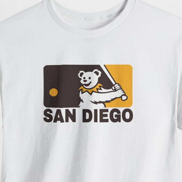 San Diego Padres Original Dancing Bear Unisex Grateful Dead T-Shirt