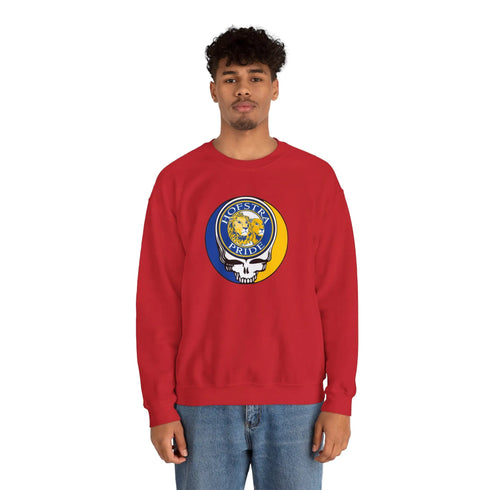 Hofstra University Grateful Dead Stealie Crewneck Sweatshirt Printify