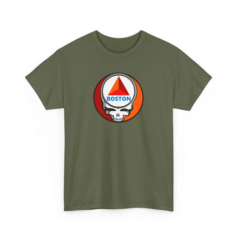 Grateful Dead - The Green Monster Red Sox Citgo Steal Your Face T-Shirt - MLB - StealieShop