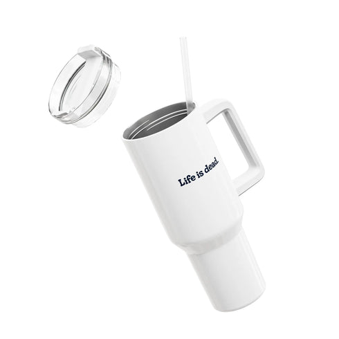 Grateful Dead - Jerry - Life is dead. "Fat Man" Tumbler,  Double Insulated 40oz Travel Mug - StealieShop