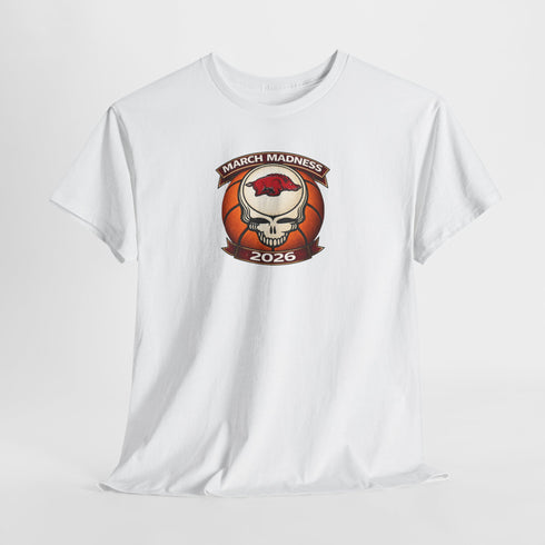 Arkansas March Madness 2026 Basketball Stealie T-shirt